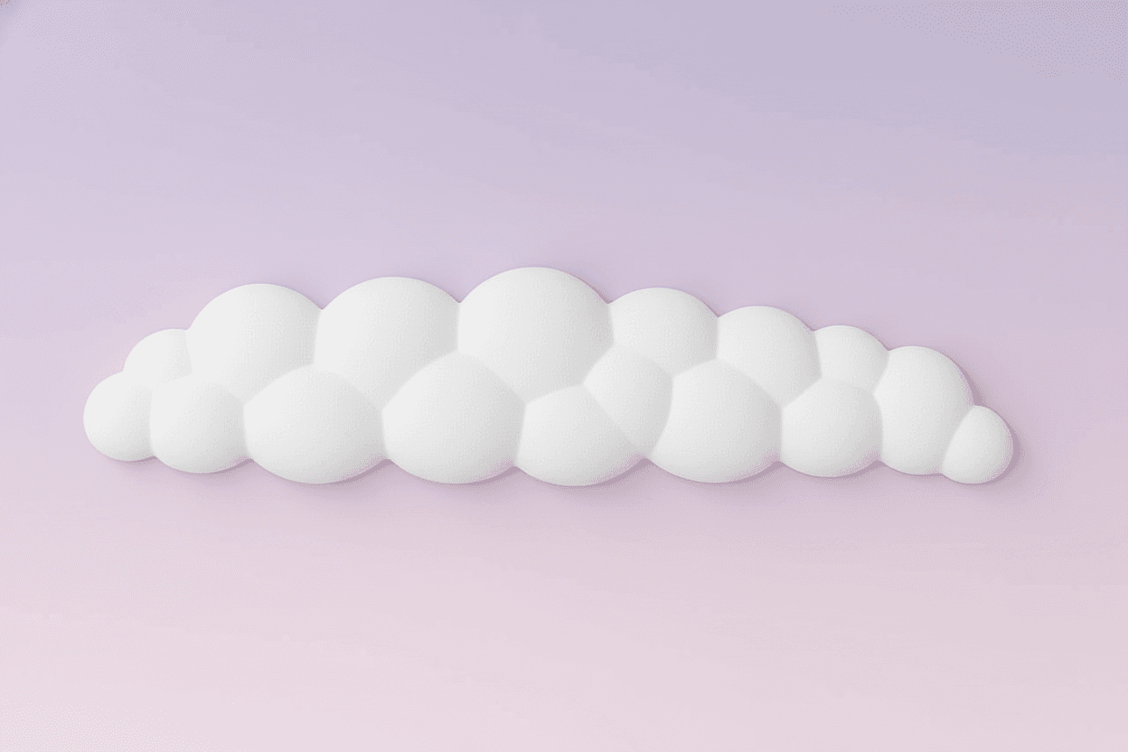 Dreamy Cloud Bubble Wrist Rest — alternate view