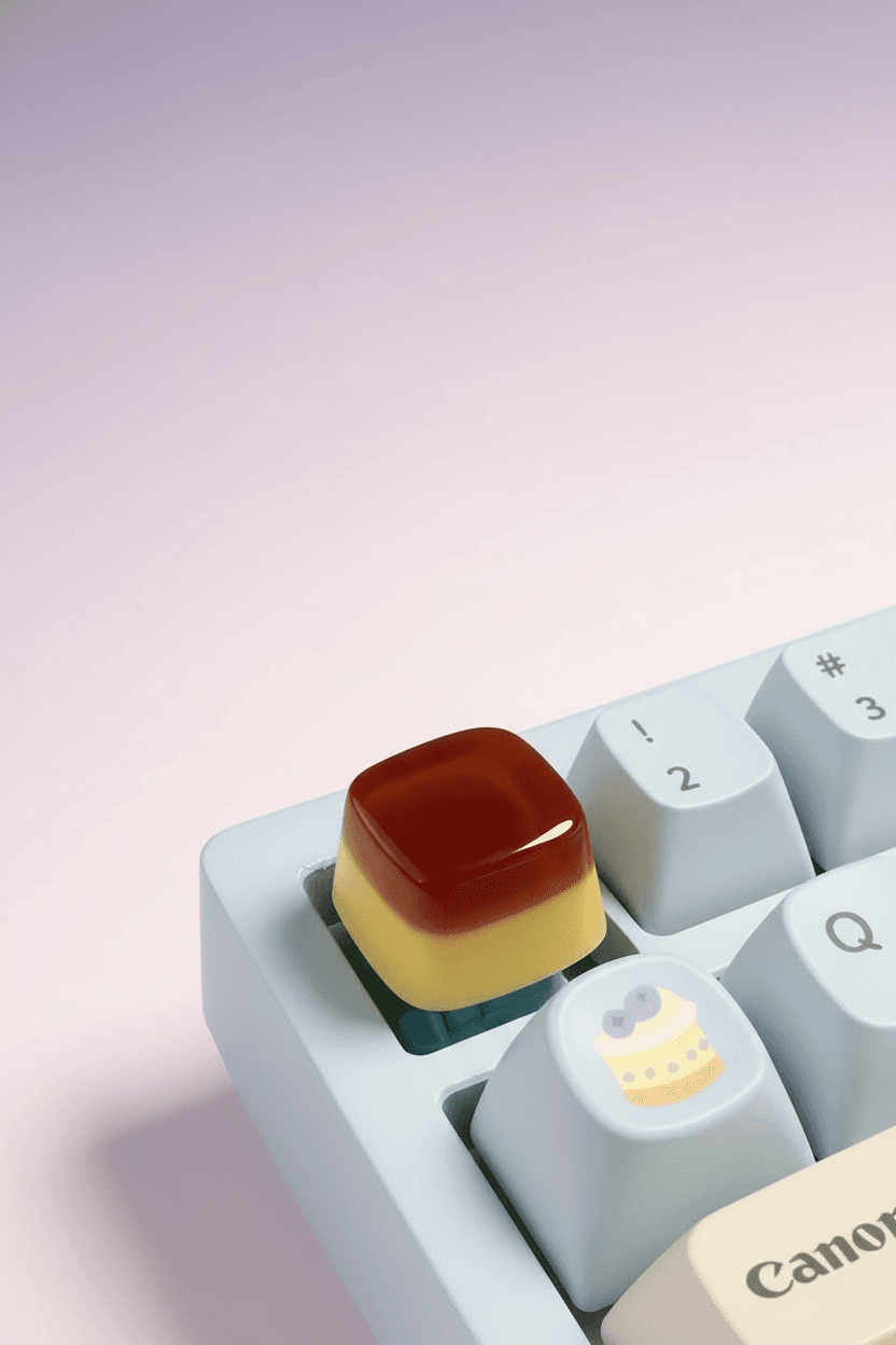 Pudding Delight Artisan Keycap