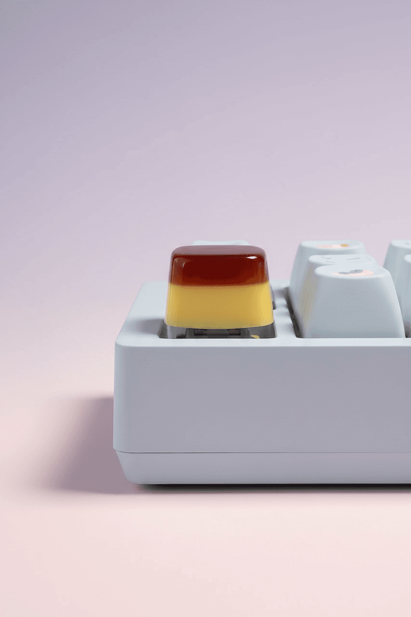 Pudding Delight Artisan Keycap — alternate view