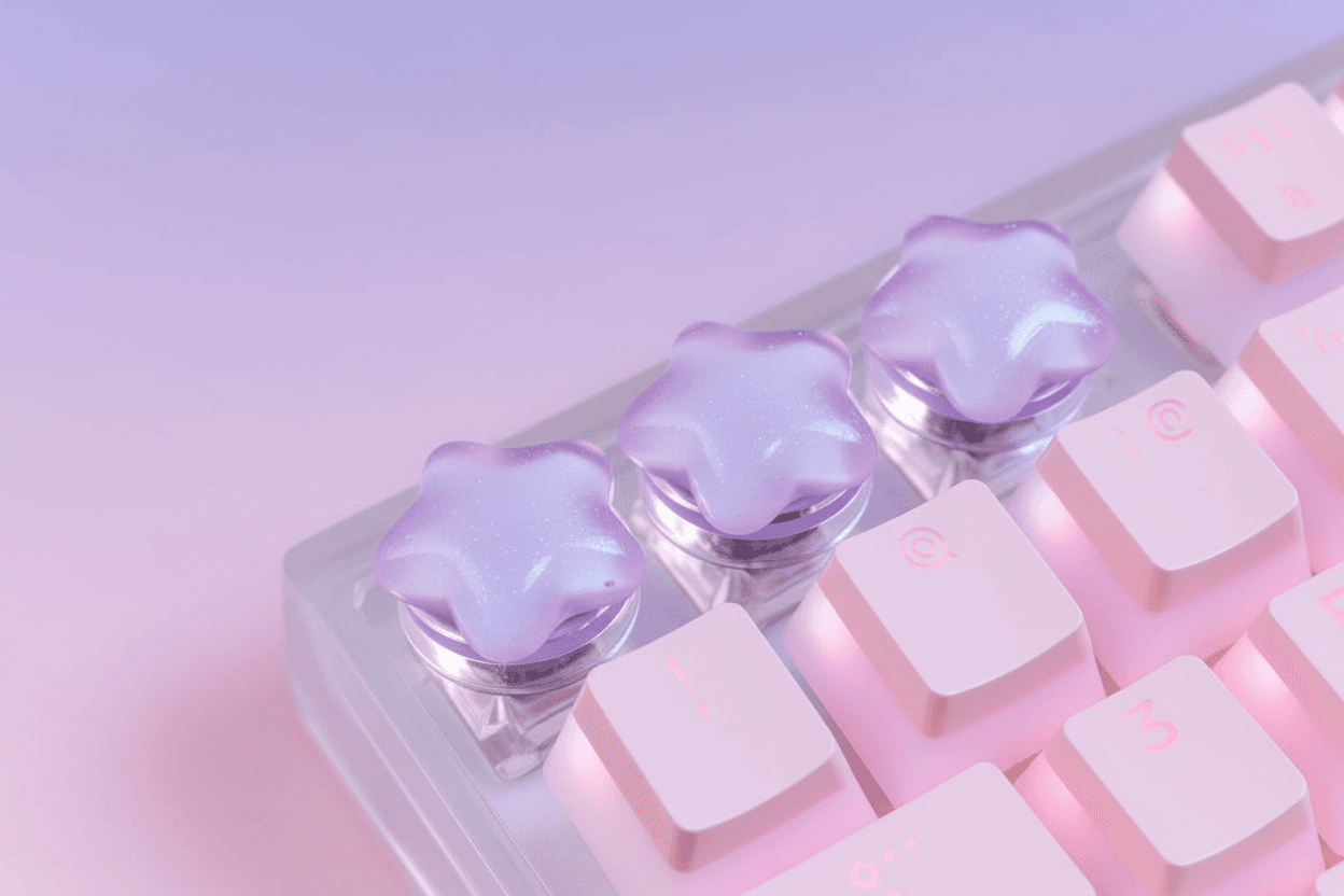 Sparkle Star Artisan Keycap Set — alternate view