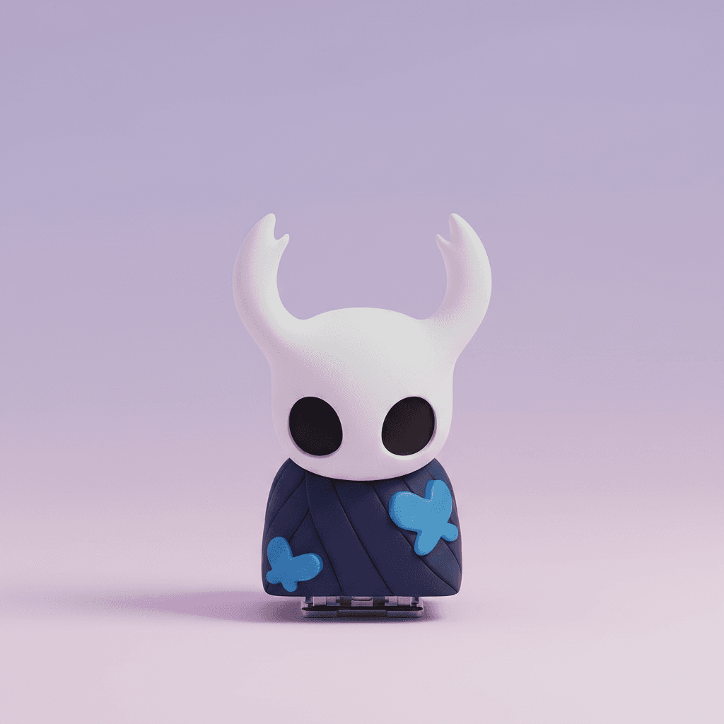 Hollow Knight Lumina Butterfly Artisan Keycap