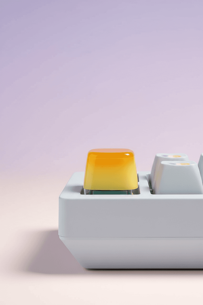 Sunset Jelly Artisan Keycap – image 1