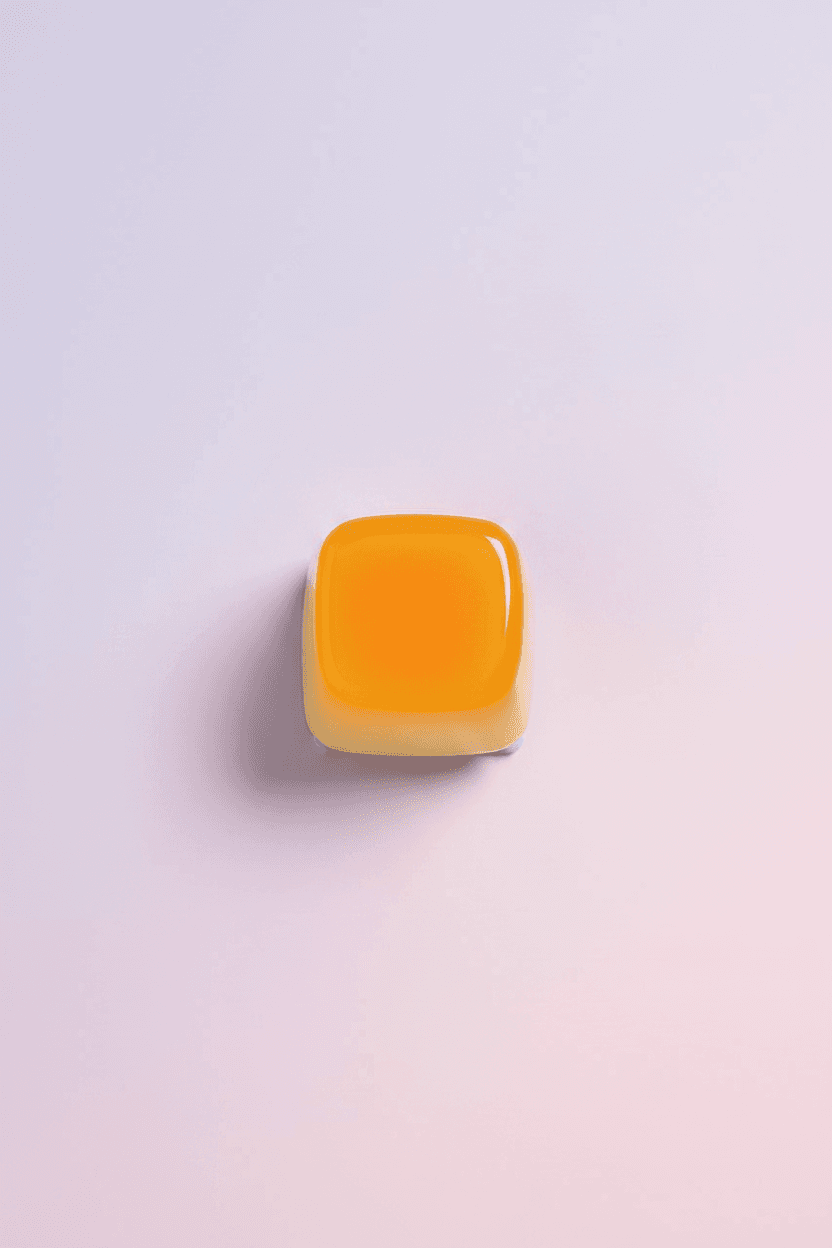 Sunset Jelly Artisan Keycap — alternate view