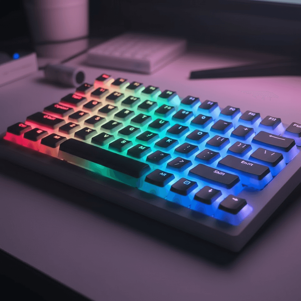 Pudding Backlit RGB Keycap Set — view 5
