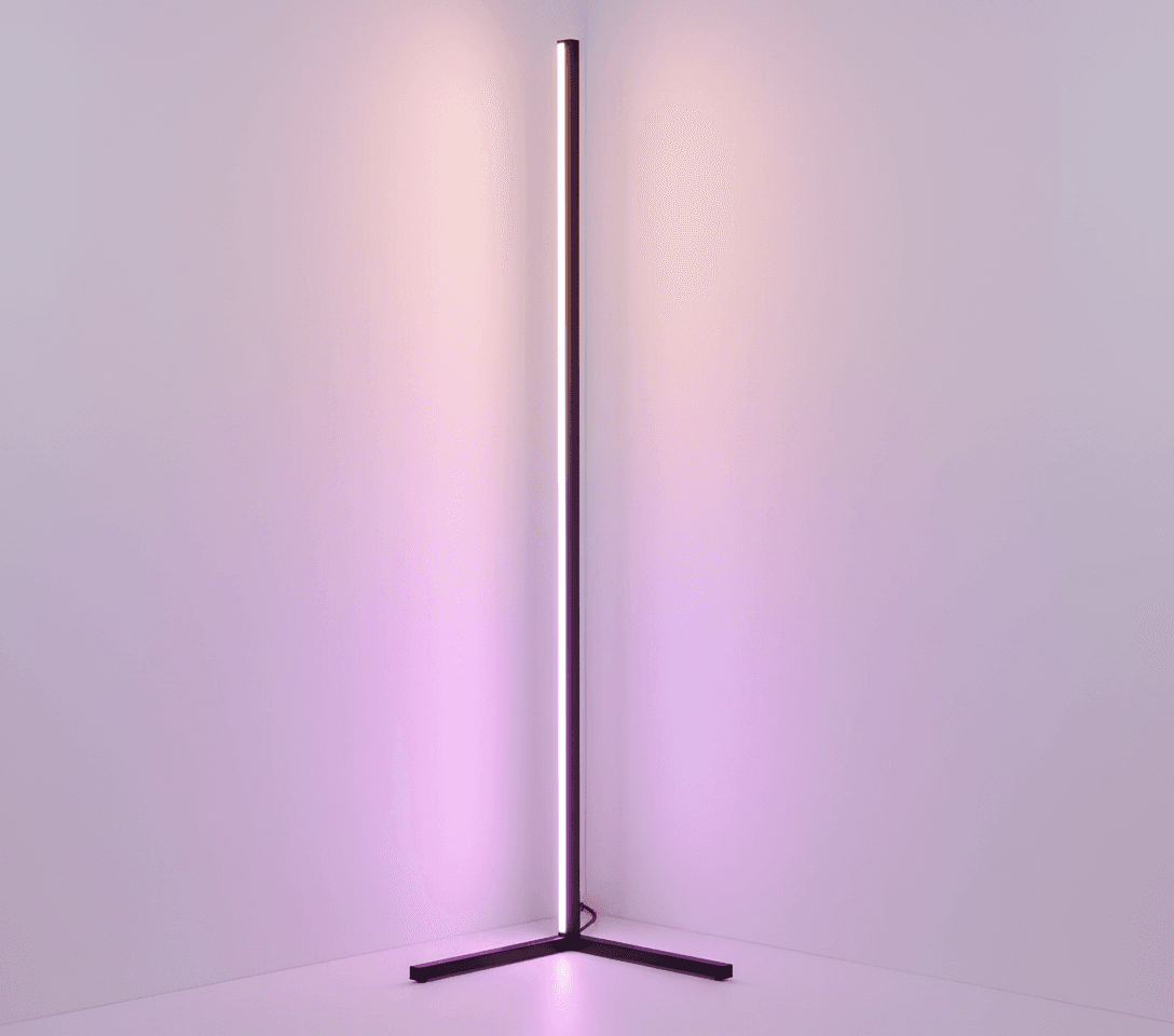 L-Shaped Corner RGB Mood Floor Lamp — view 1